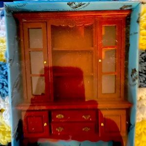 Brand new 1:12 scale dollhouse highboy. New in box!